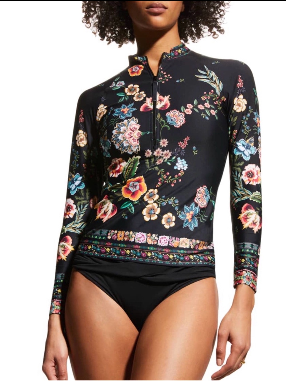 JOHNNY WAS Ardy Surf Shirt Multi XS FLAW